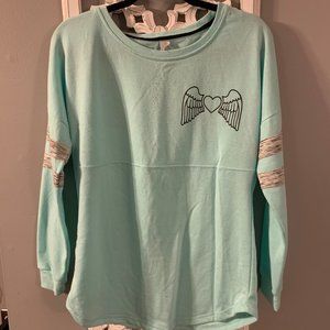 Blue long sleeve shirt